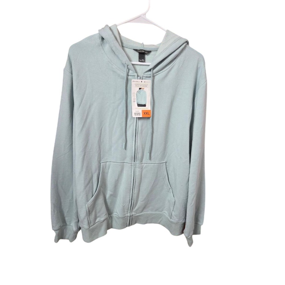 Eddie Bauer Women Supersoft Full Zip Hoodie Jacket 2XL NWT